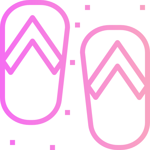 Flip flops icon