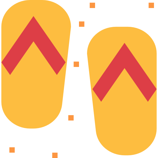 Flip flops icon
