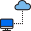 Cloud network icon 64x64