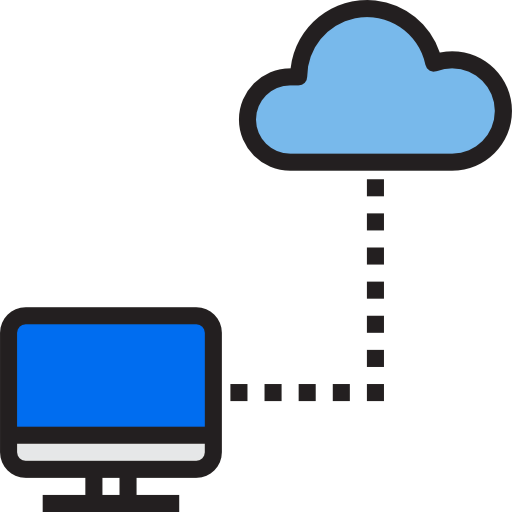 Cloud network icon