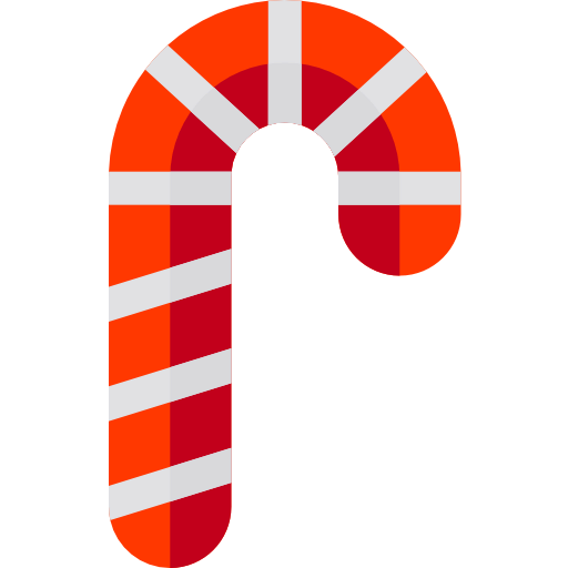 Candy cane icon
