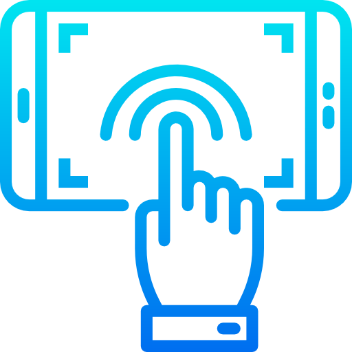 Touch screen icon