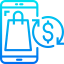 Online shopping icon 64x64