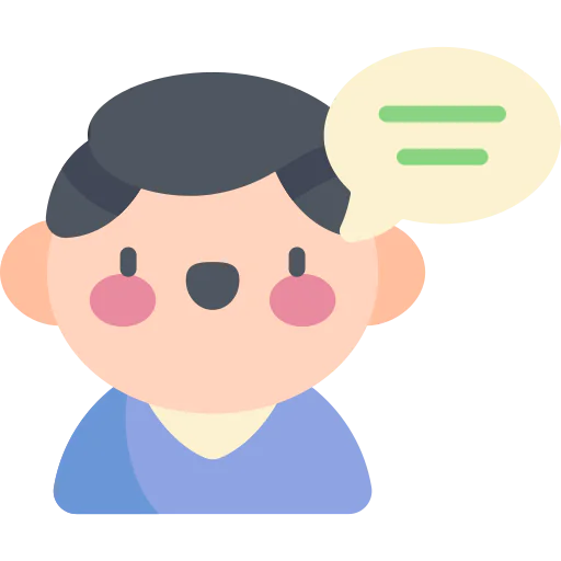 Talking icon
