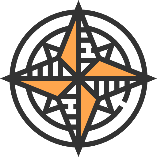 Wind rose icon