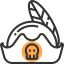 Pirate hat icon 64x64