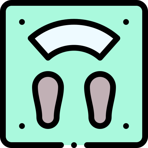 Weight scale icon