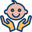 Baby boy icon 64x64