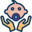 Baby boy icon 64x64