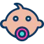Baby boy icon 64x64