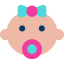Baby girl icon 64x64