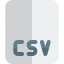 Csv file format icon 64x64