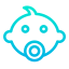Baby boy icon 64x64