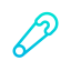 Safety pin icon 64x64
