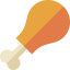 Chicken leg icon 64x64