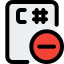Remove program Symbol 64x64