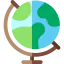 Earth globe icon 64x64