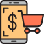 Online shopping icon 64x64