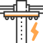 Electric tower icon 64x64