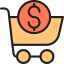 Shopping cart icon 64x64