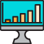 Bar graph icon 64x64