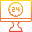 24 hours icon 64x64