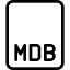 Mdb file іконка 64x64