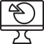 Pie chart icon 64x64