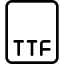 Ttf file icône 64x64