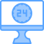24 hours icon 64x64