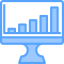 Bar graph icon 64x64