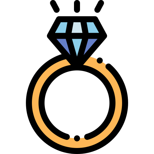 Diamond ring icon
