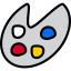 Paint palette icon 64x64