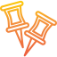 Push pin icon 64x64