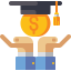 Graduation cap icon 64x64