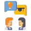 Two way communication icon 64x64