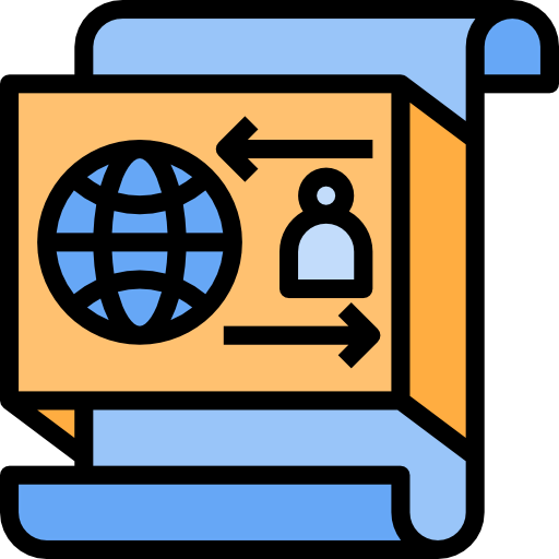Globe grid icon