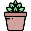Plant pot icon 64x64