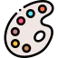 Paint palette icon 64x64
