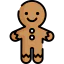 Gingerbread man icon 64x64