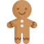 Gingerbread man icon 64x64