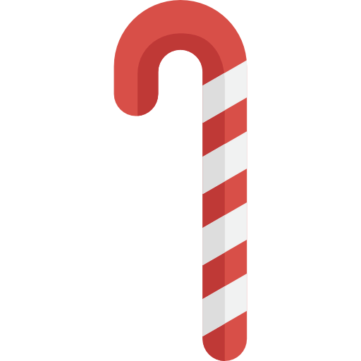 Candy cane icon