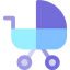 Baby carriage icon 64x64