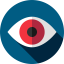 Red eye icon 64x64
