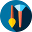 Paint brushes Ikona 64x64