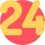 24 hours ícono 64x64