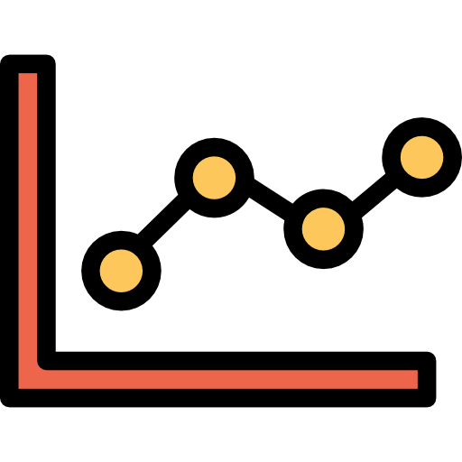 Line chart icon