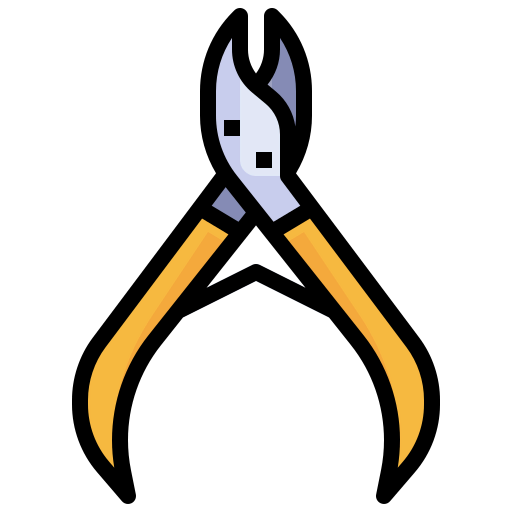 Nail scissors icon
