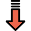 Down arrow icon 64x64
