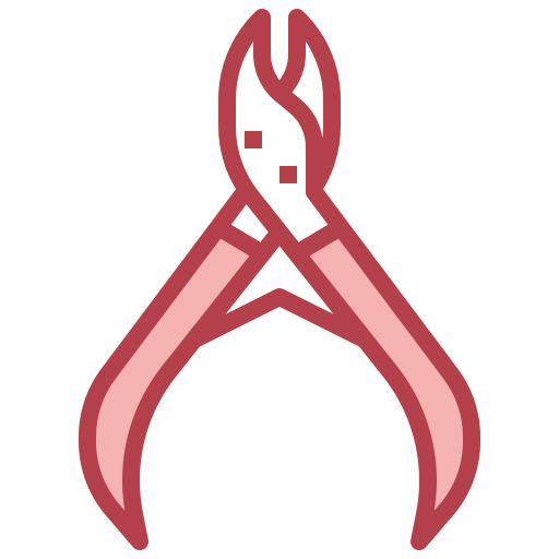 Nail scissors icon